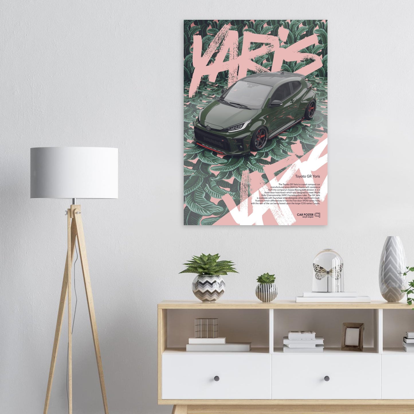 Car Poster - Toyota GR Yaris Jungle